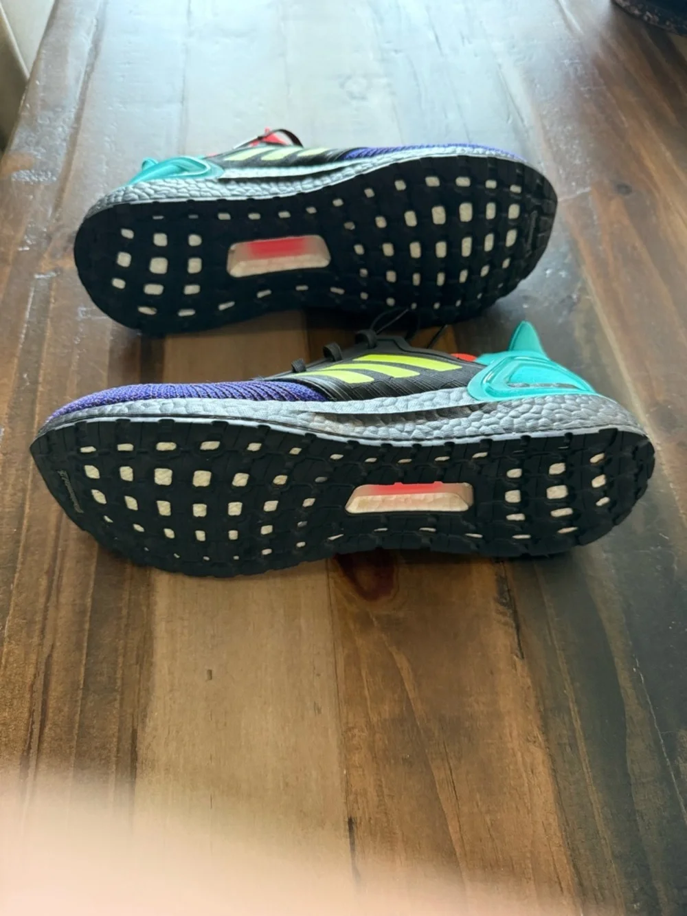 adidas UltraBoost 20 Primeblue Primeknit Sneaker Purple Teal PYV702001, Size 11
